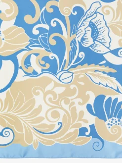 J.McLaughlin Gemma Scarf In Maxi Pandora Floral Border-Women Shoes & Accessories|Scarves