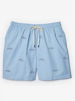 J.McLaughlin Gibson Swim Trunks In School Fish- Swim