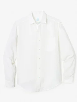 J.McLaughlin Gramercy Classic Fit Linen Shirt- Shirts
