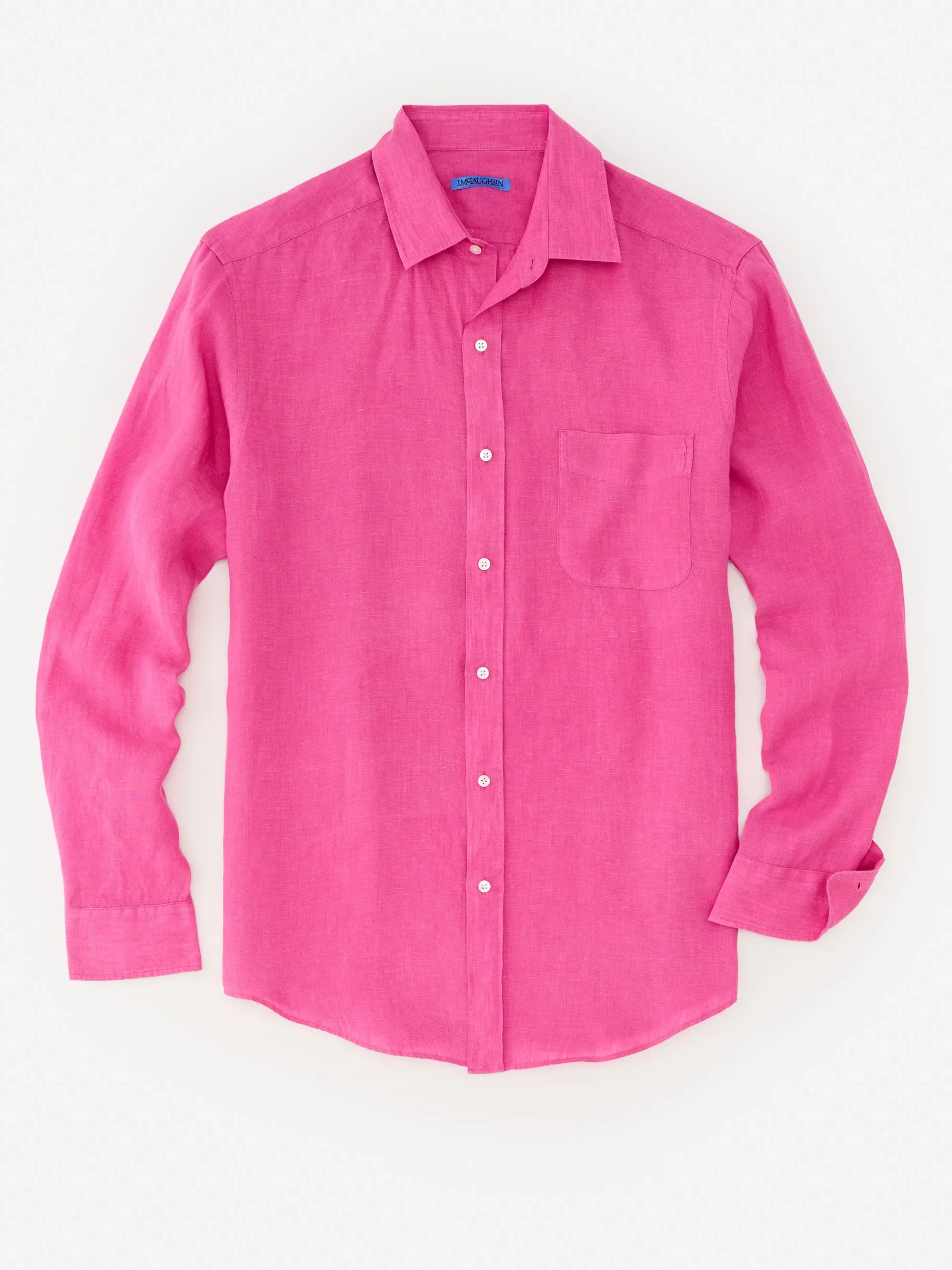 J.McLaughlin Gramercy Classic Fit Linen Shirt- Shirts