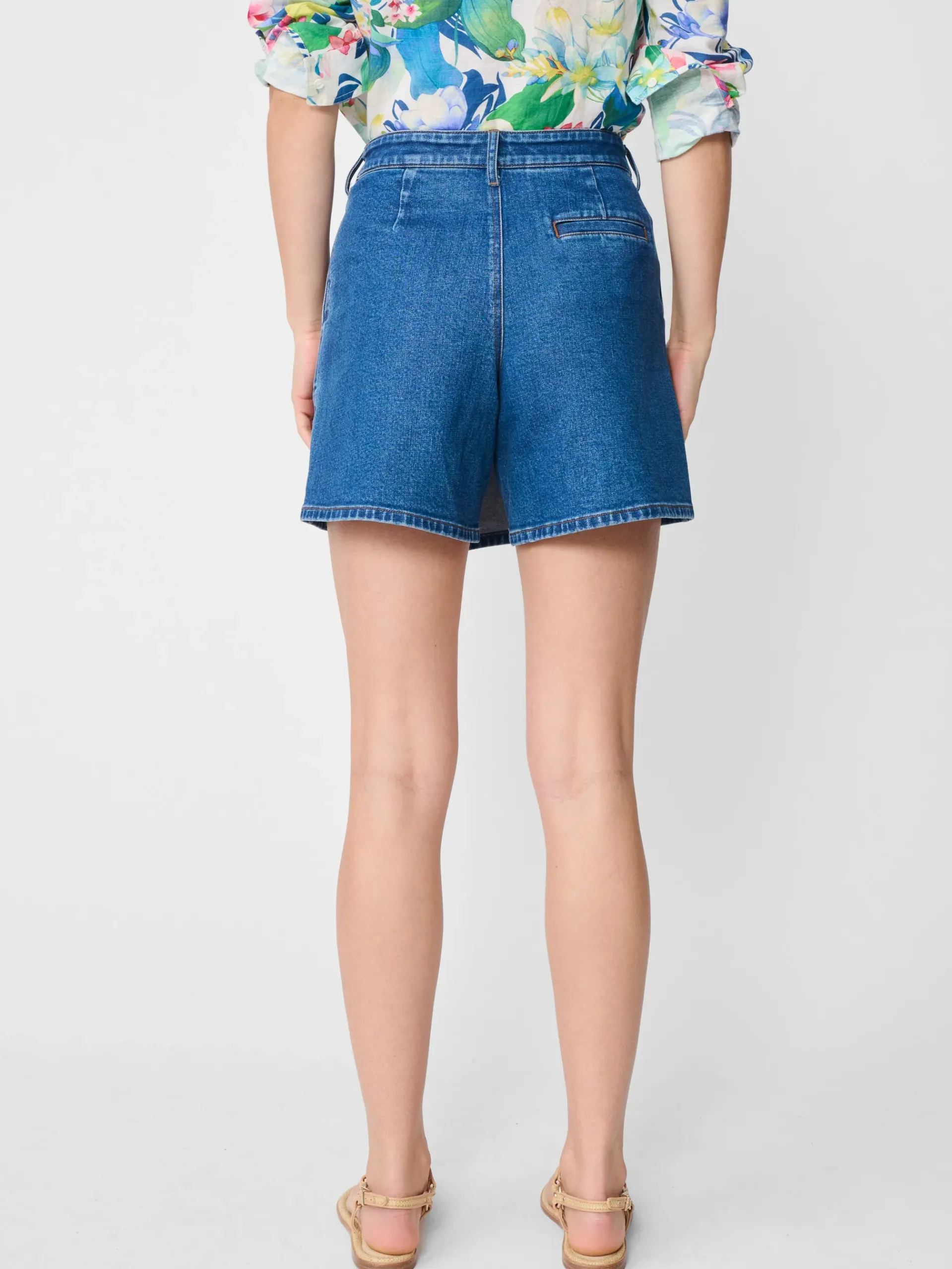 J.McLaughlin Gwendoline Denim Shorts-Women Shorts