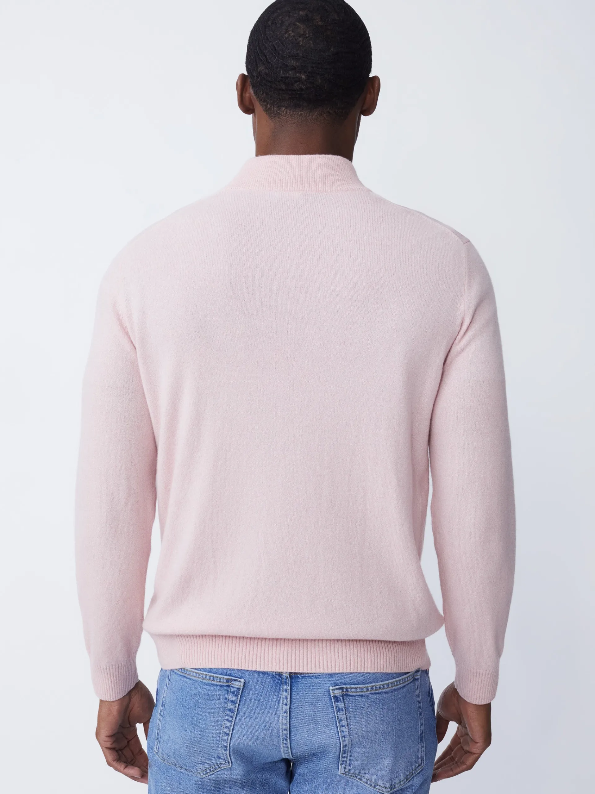 J.McLaughlin Henry Cashmere 1/4 Zip- Sweaters