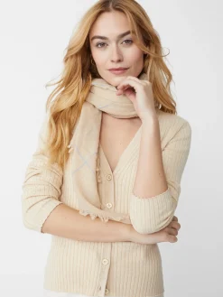 J.McLaughlin Ivana Cashmere Scarf In Window Pane-Women Shoes & Accessories|Scarves