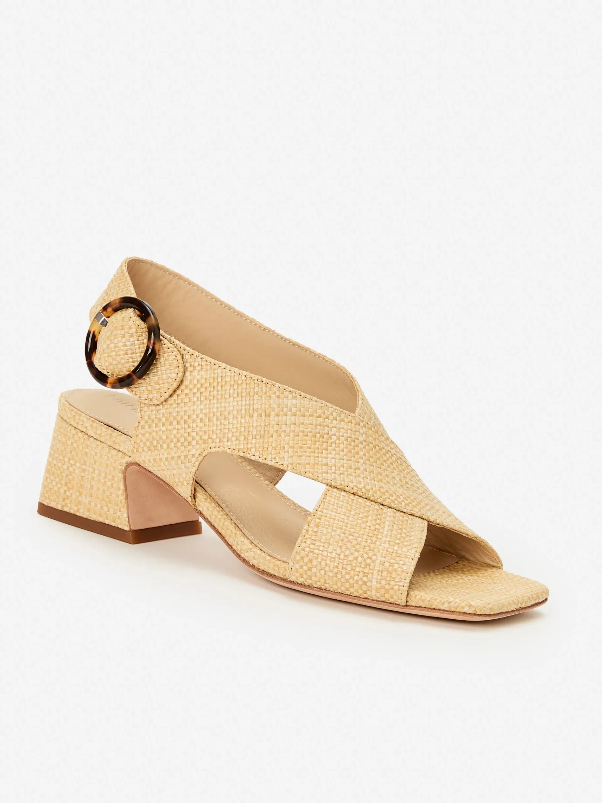 J.McLaughlin Jessamine Grasscloth Heels-Women Shoes & Accessories|Heels & Wedges