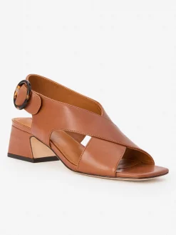 J.McLaughlin Jessamine Leather Heels-Women Shoes & Accessories|Heels & Wedges