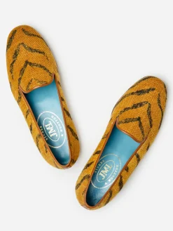 J.McLaughlin J.McL X Stubbs Wootton Printed Slippers In Tiger- Shoes & Accessories|Loafers