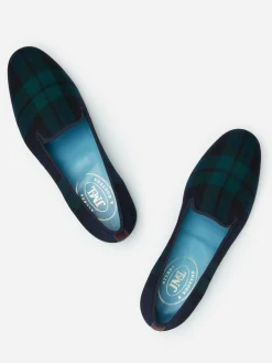 J.McLaughlin J.McL X Stubbs Wootton Slippers In Plaid- Shoes & Accessories|Loafers