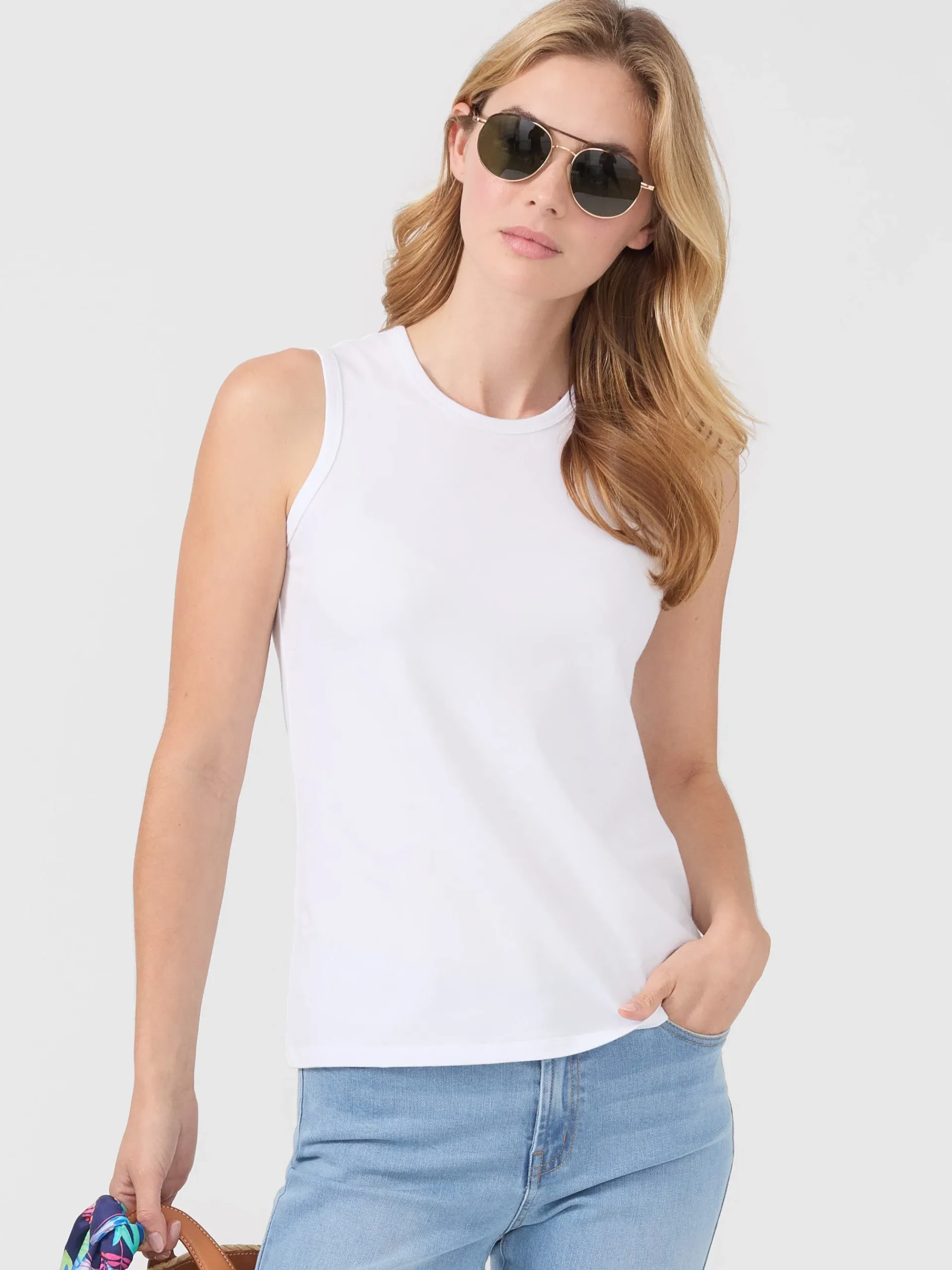 J.McLaughlin Joss Tank Top-Women Tops|Tees