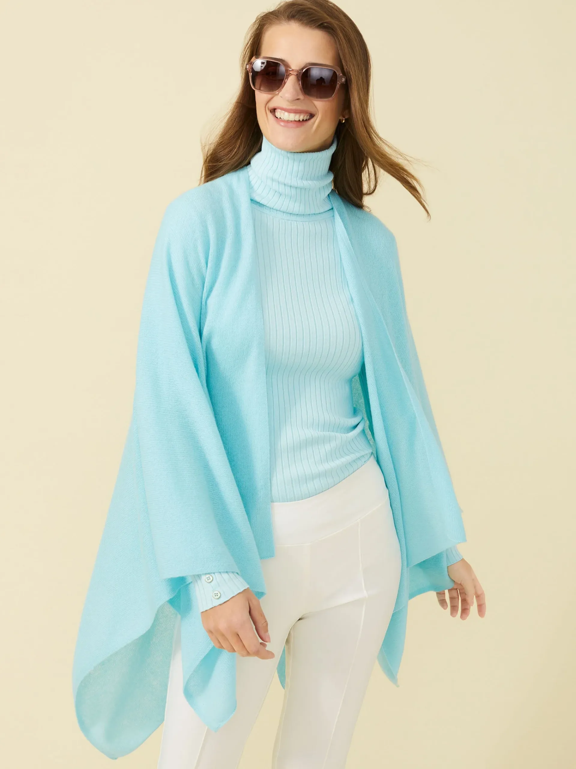 J.McLaughlin Julia Cashmere Wrap-Women Jackets & Outerwear|Sweaters