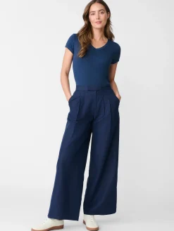 J.McLaughlin Kacey Linen Tee-Women Tops|Tees