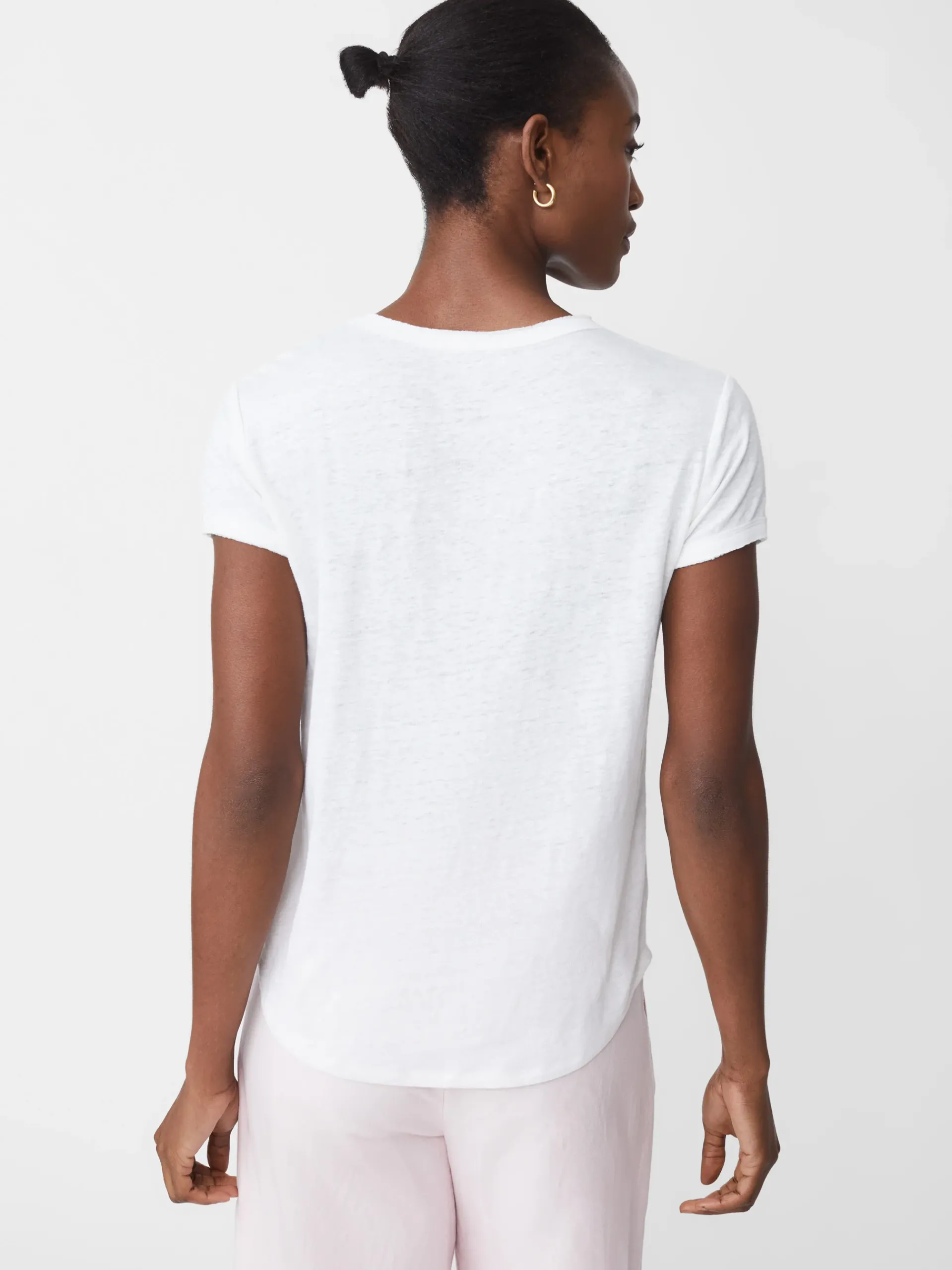 J.McLaughlin Kacey Linen Tee-Women Tops|Tees
