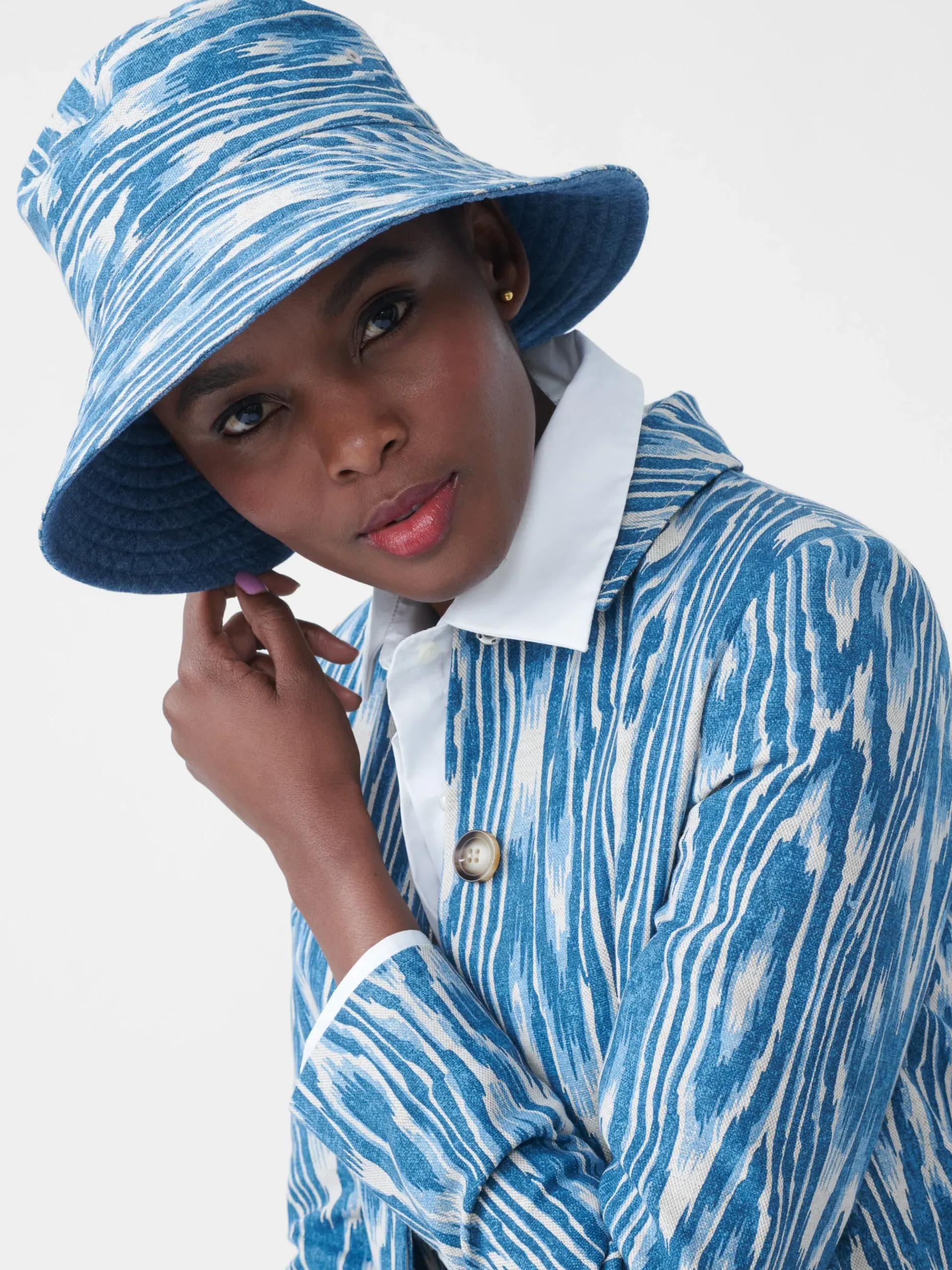 J.McLaughlin Keely Hat In Beau Bois-Women Shoes & Accessories|Hats
