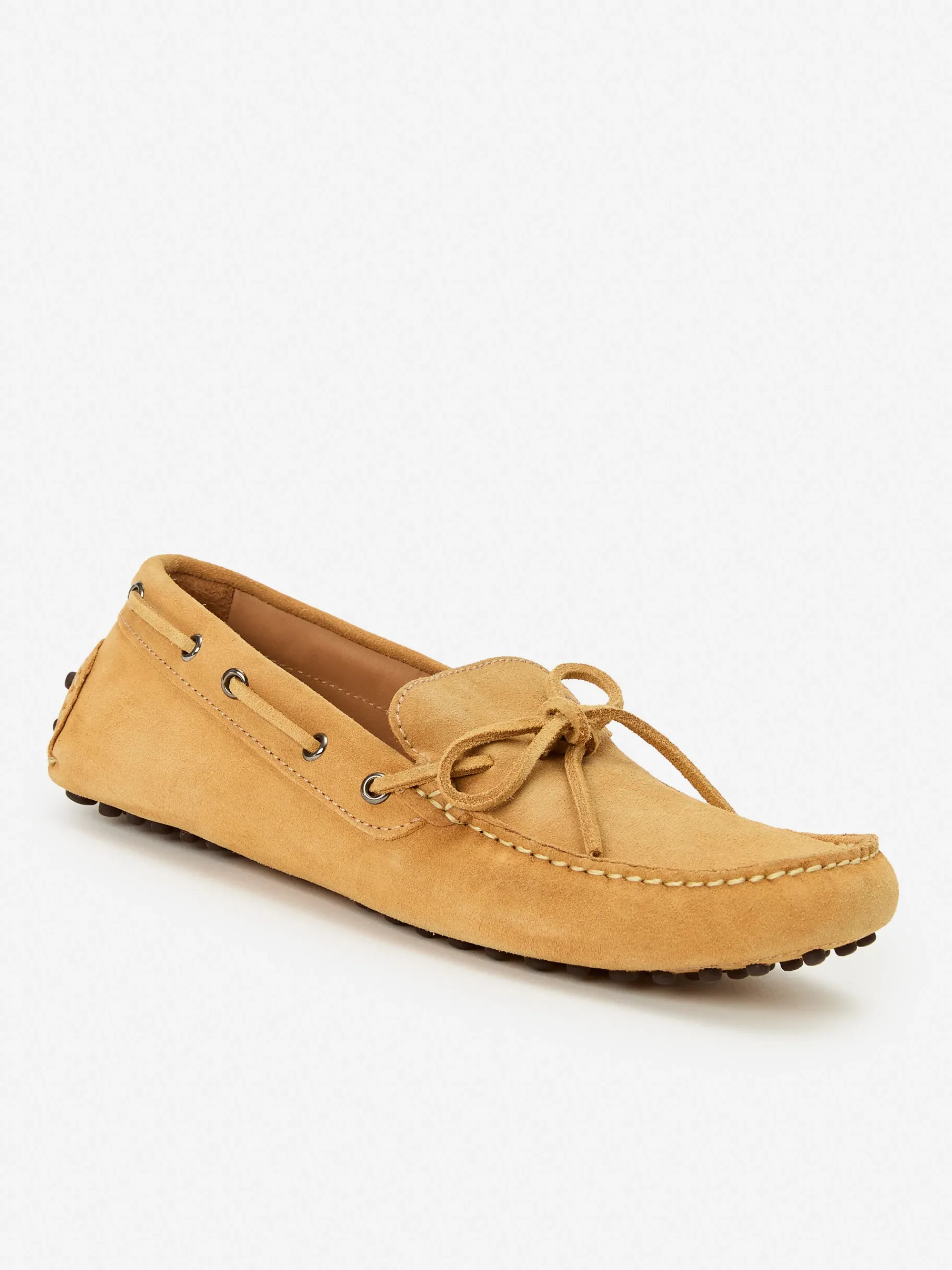 J.McLaughlin Linus Suede Driving Mocassins- Shoes & Accessories|Loafers