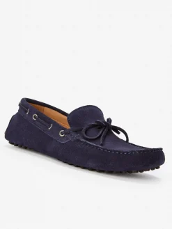 J.McLaughlin Linus Suede Driving Moccasins- Shoes & Accessories|Loafers
