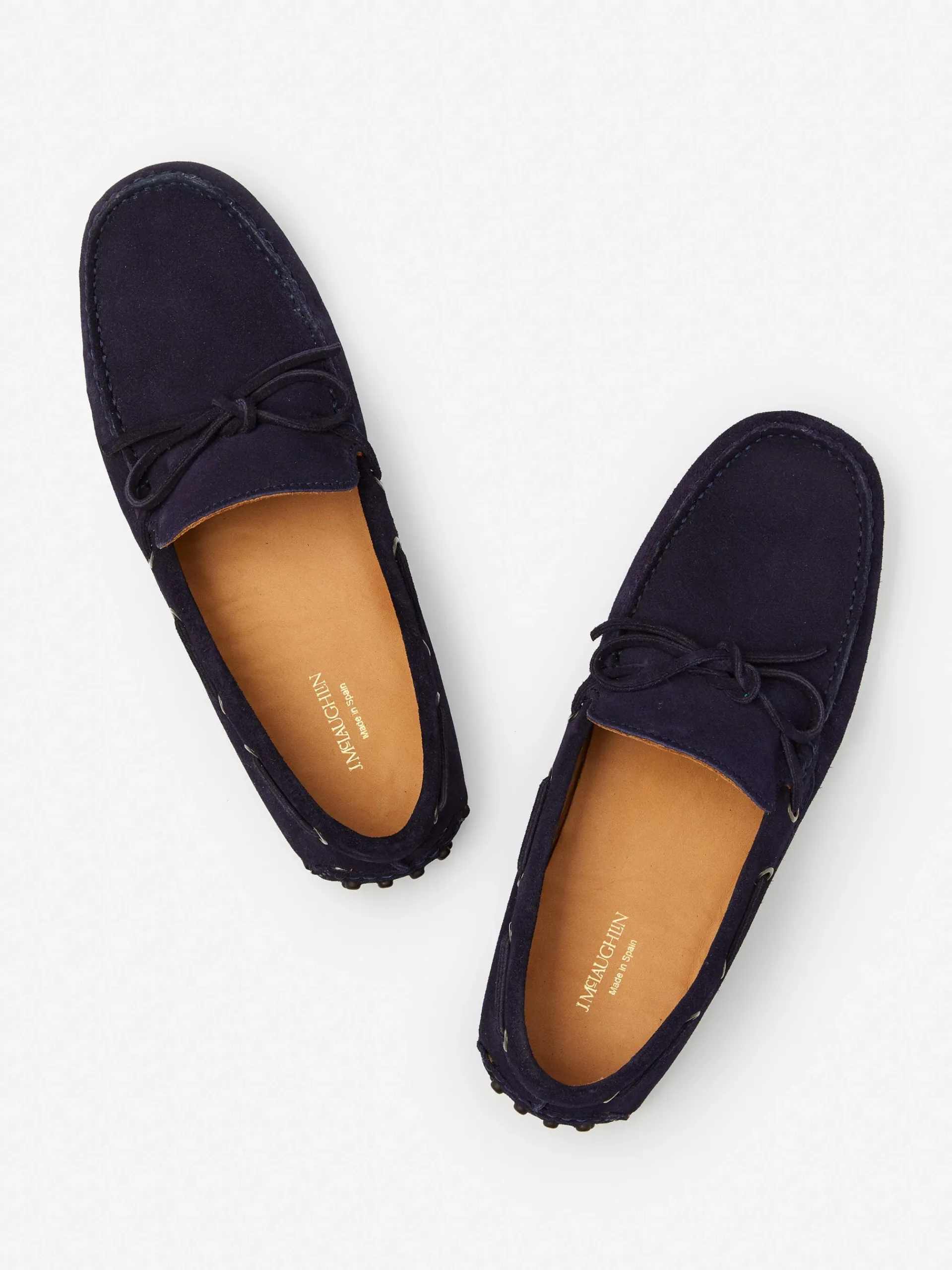 J.McLaughlin Linus Suede Driving Moccasins- Shoes & Accessories|Loafers