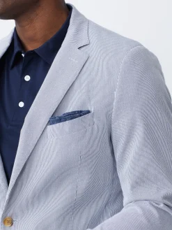 J.McLaughlin Lisbon Blazer In Pinstripe- Jackets & Outerwear|Sport Coats