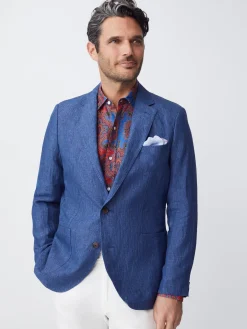 J.McLaughlin Lisbon Linen Blazer- Jackets & Outerwear|Sport Coats