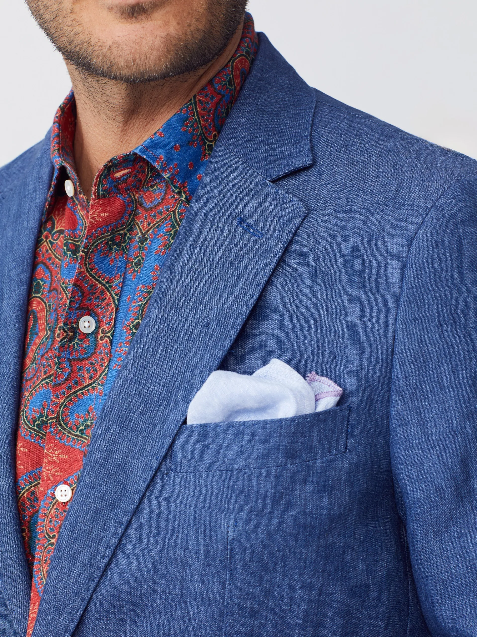 J.McLaughlin Lisbon Linen Blazer- Jackets & Outerwear|Sport Coats