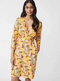 J.McLaughlin Lorelei Dress In Abstract Chaise-Women Dresses
