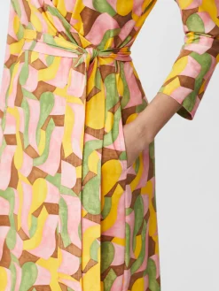 J.McLaughlin Lorelei Dress In Abstract Chaise-Women Dresses