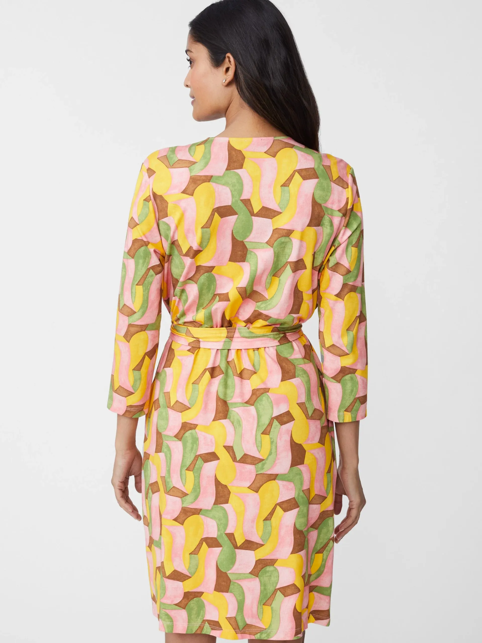 J.McLaughlin Lorelei Dress In Abstract Chaise-Women Dresses