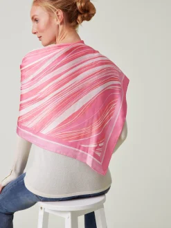 J.McLaughlin Mabel Silk Scarf In Weaver Square-Women Shoes & Accessories|Scarves