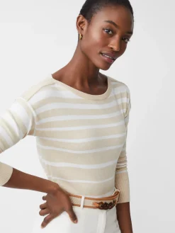 J.McLaughlin Marin Sweater In Stripe-Women Sweaters