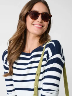 J.McLaughlin Marin Sweater In Stripe-Women Sweaters
