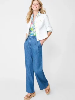 J.McLaughlin Medina Denim Jacket-Women Jackets & Outerwear