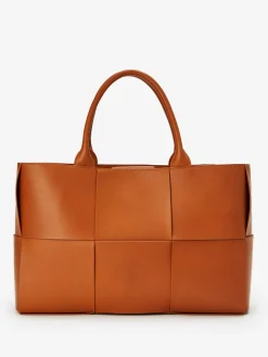 J.McLaughlin Mega Tessare Woven Leather Handbag-Women Shoes & Accessories|Top Handles