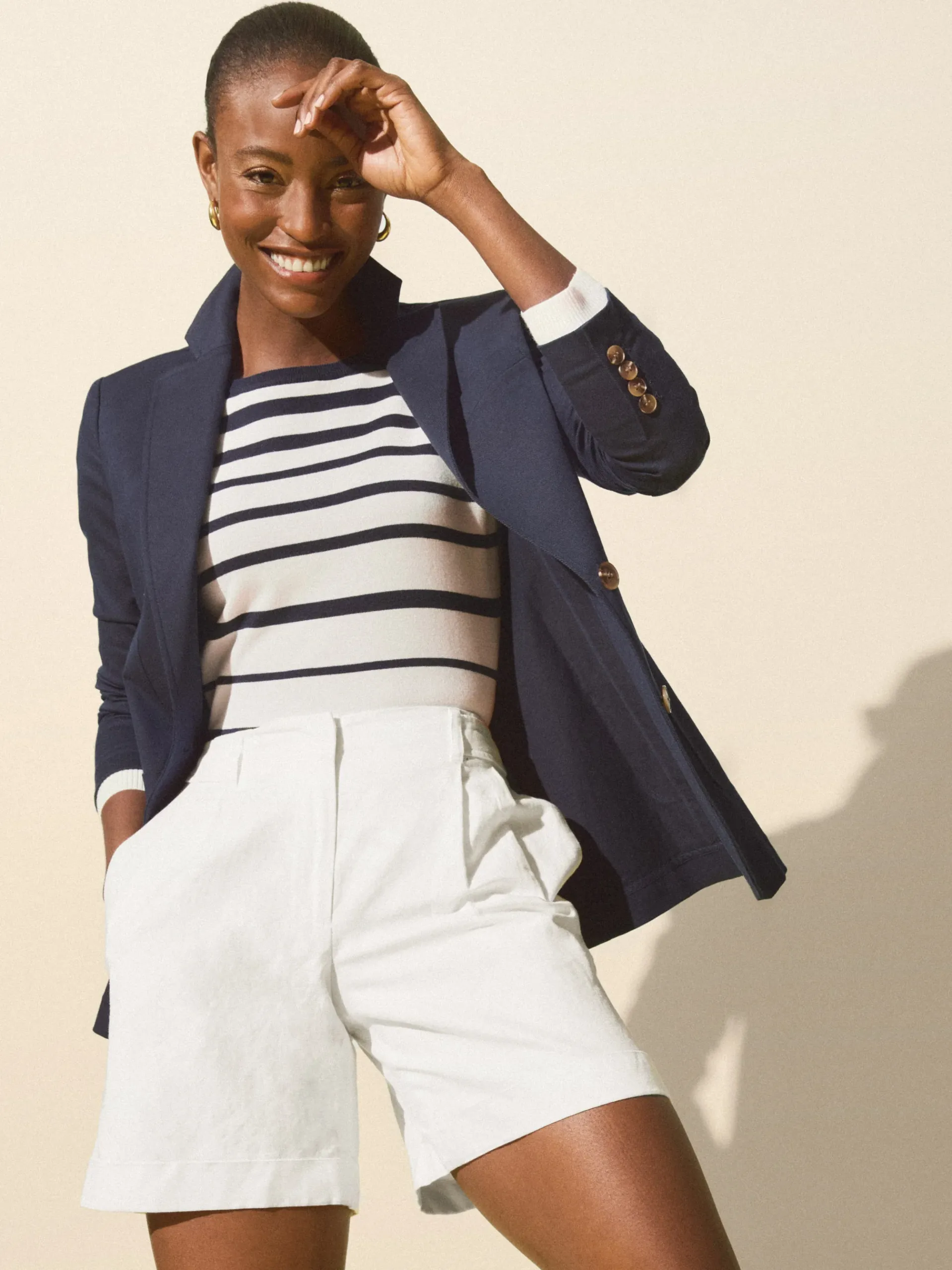 J.McLaughlin Merona Cotton Twill Blazer-Women Jackets & Outerwear|Suits & Sets