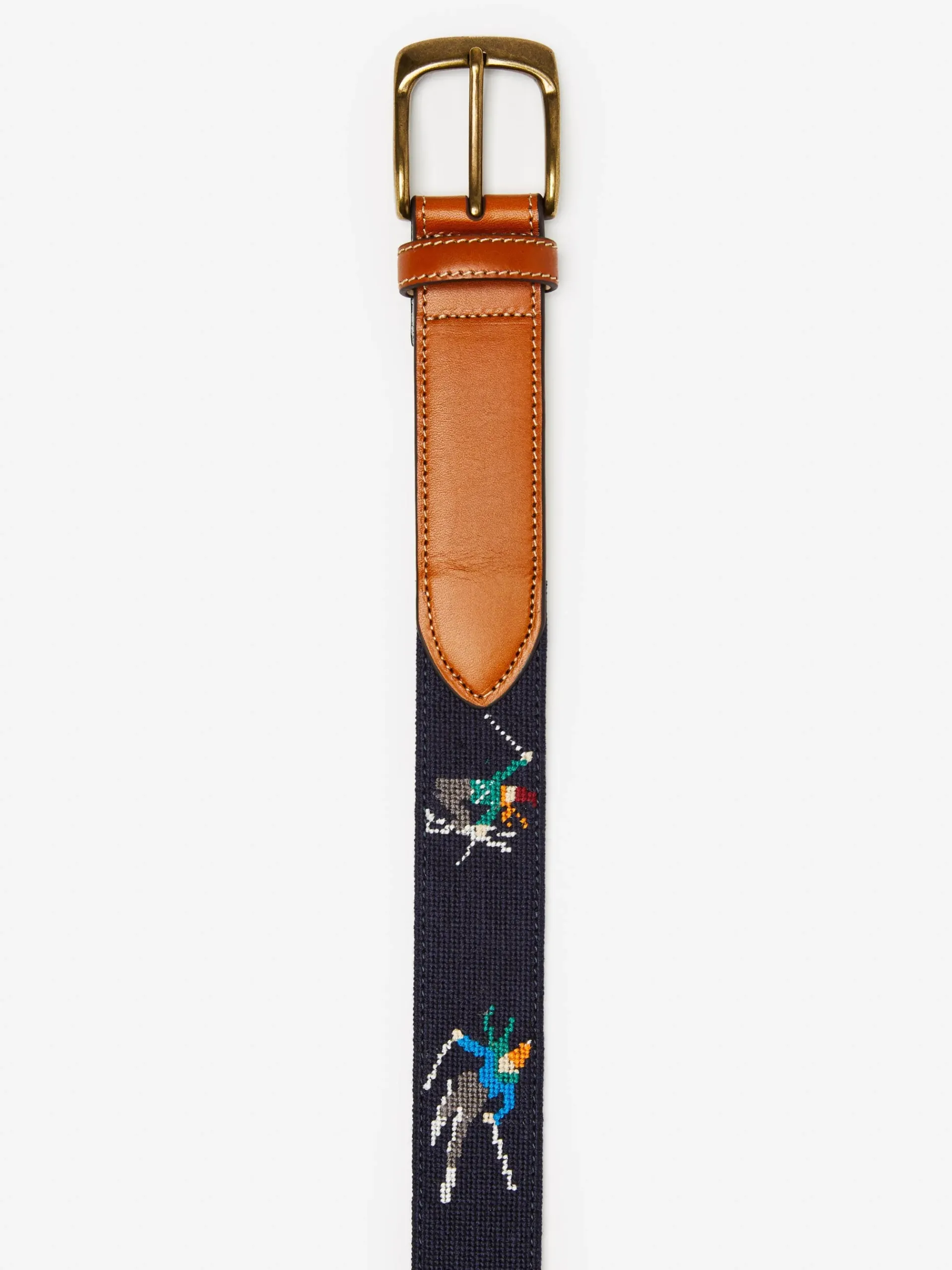J.McLaughlin Needlepoint Belt In Skier- Shoes & Accessories|Belts