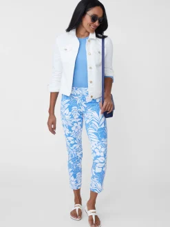 J.McLaughlin Newport Capri Pants In Bay Isle-Women Pants