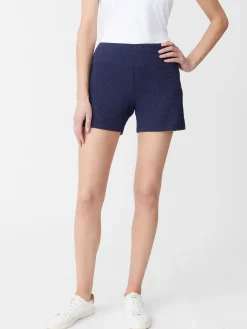 J.McLaughlin Newport Shorts In Fernwood Geo Jacquard-Women Shorts