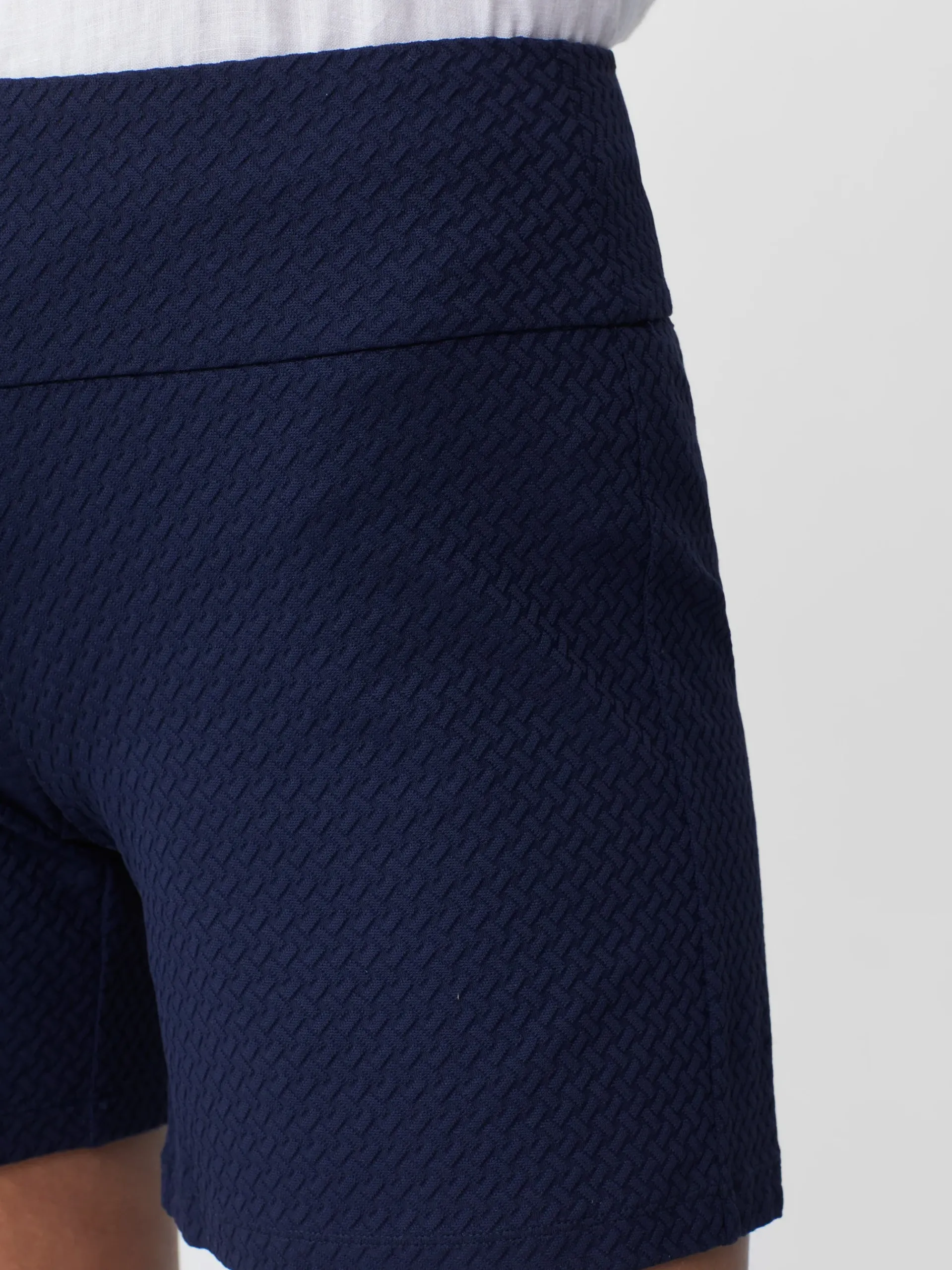 J.McLaughlin Newport Shorts In Mini Raffia Jacquard-Women Shorts