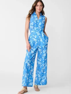 J.McLaughlin Nightingale Jumpsuit In Mini Trinidad Abstract-Women Dresses