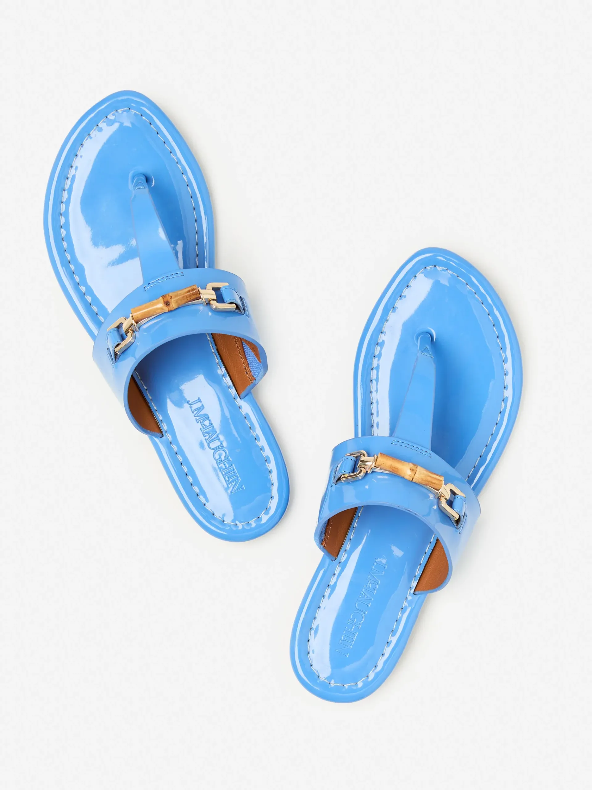 J.McLaughlin Nora Patent Leather Sandals-Women Shoes & Accessories|Sandals