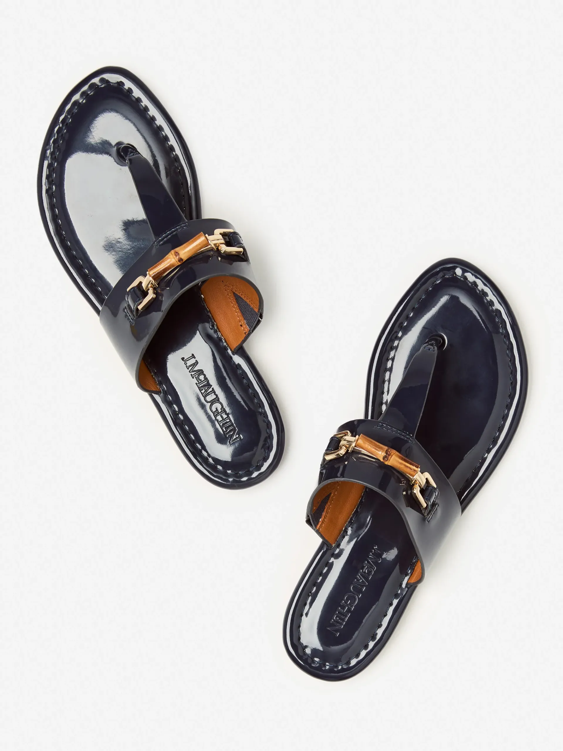 J.McLaughlin Nora Patent Leather Sandals-Women Shoes & Accessories|Sandals