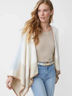 J.McLaughlin Noreen Wrap In Colorblock-Women Jackets & Outerwear|Sweaters