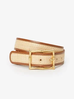 J.McLaughlin Ocean Drive Grasscloth Belt-Women Shoes & Accessories|Belts
