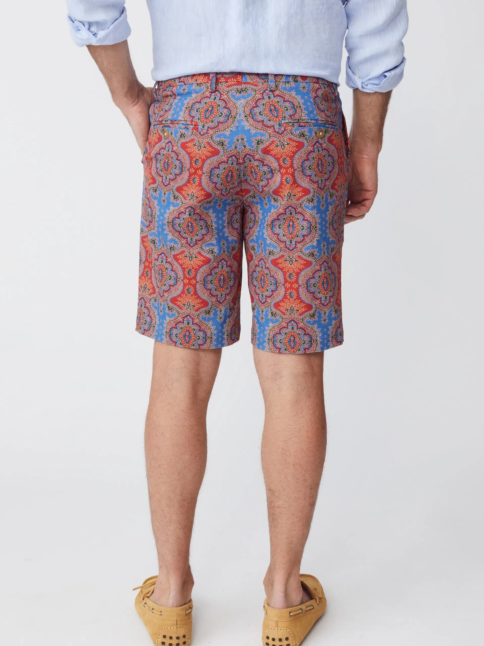 J.McLaughlin Oliver 9" Shorts In Barros Beach- Shorts