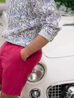 J.McLaughlin Oliver 9" Shorts In Italian Summer Twill- Shorts