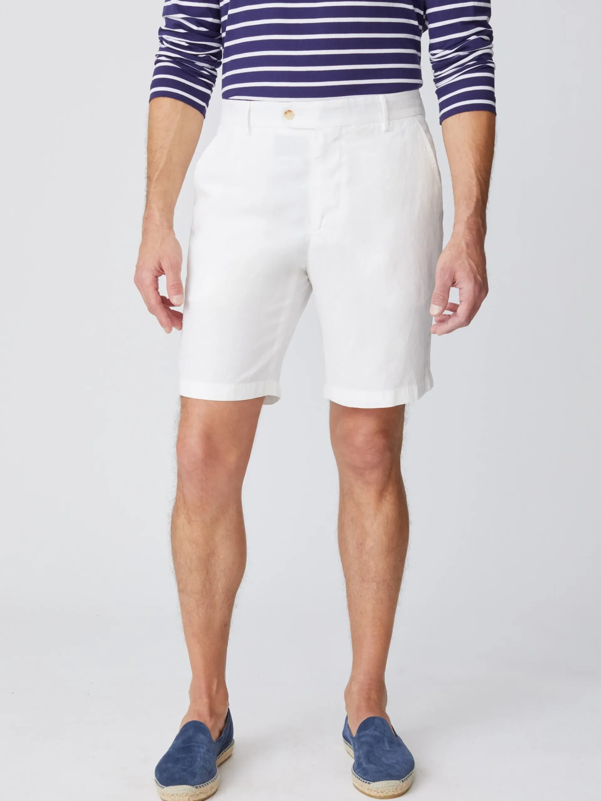 J.McLaughlin Oliver 9" Shorts In Italian Summer Twill- Shorts
