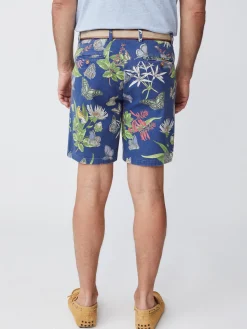 J.McLaughlin Oliver 9" Shorts In Jardin Mariposa- Shorts