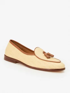 J.McLaughlin Oskar Grasscloth Loafers- Shoes & Accessories|Loafers