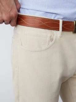 J.McLaughlin Parker 5-Pocket Straight Pants In Italian Stretch Cord- Pants
