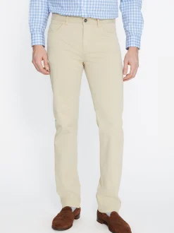 J.McLaughlin Parker 5-Pocket Straight Pants In Stretch Cotton Sateen- Pants