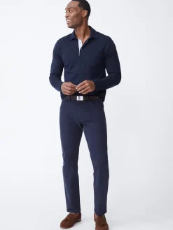 J.McLaughlin Parker 5-Pocket Straight Pants In Stretch Cotton Sateen- Pants