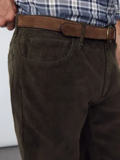 J.McLaughlin Parker 5-Pocket Straight Pants In Italian Stretch Cord- Pants