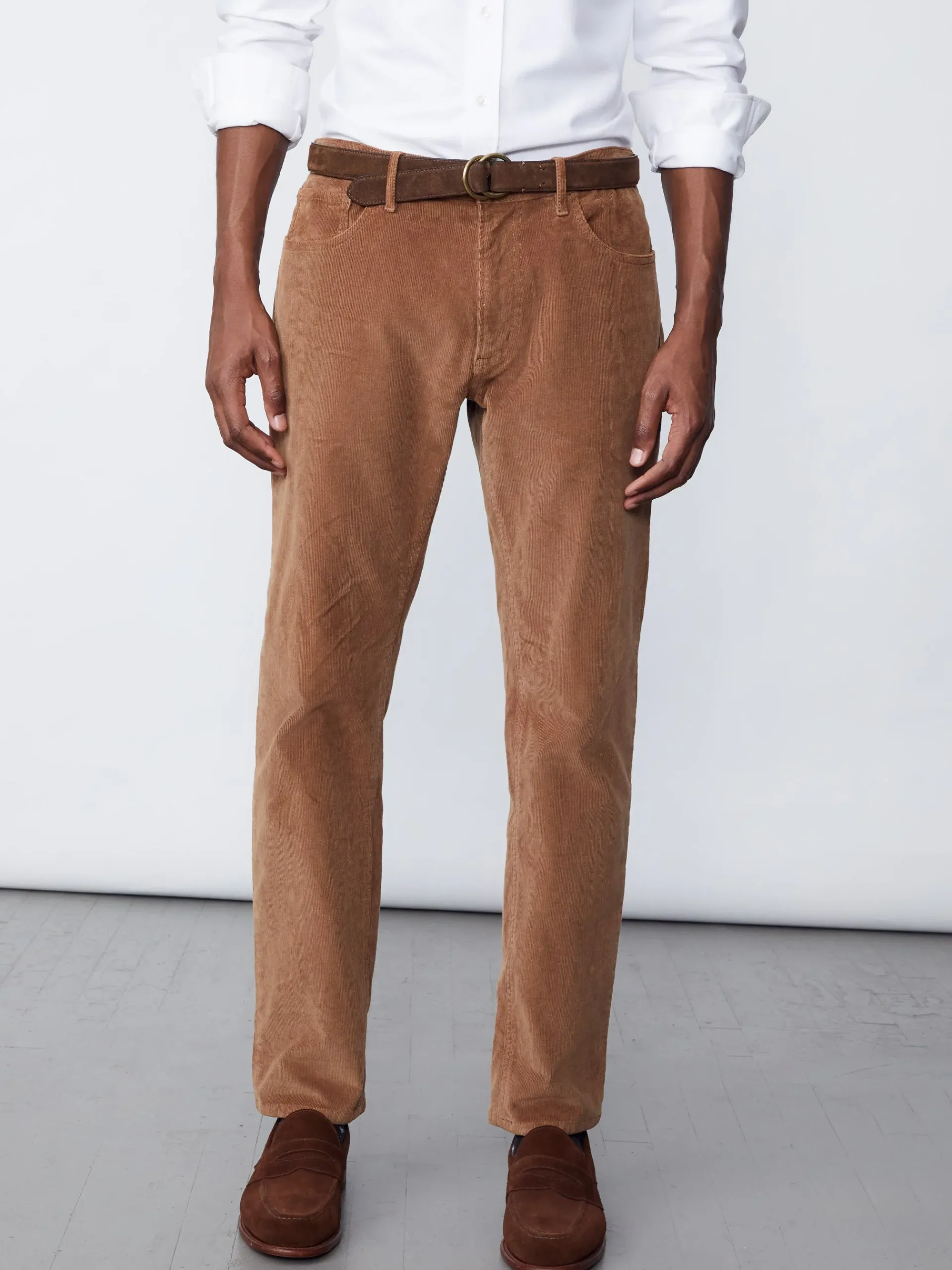 J.McLaughlin Parker 5-Pocket Straight Pants In Italian Stretch Cord- Pants